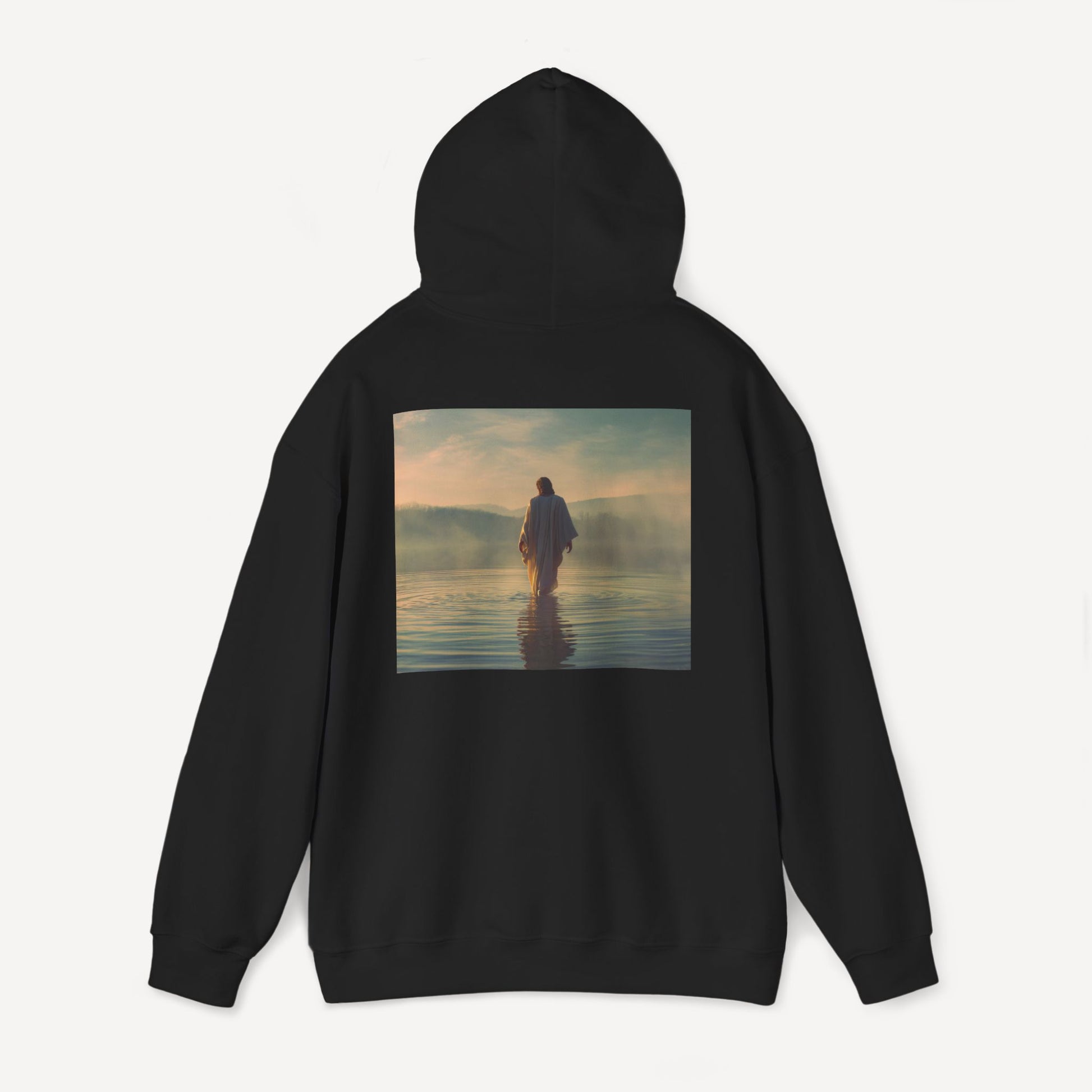 Jesus Walking on Water — Unisex Christian Hoodie