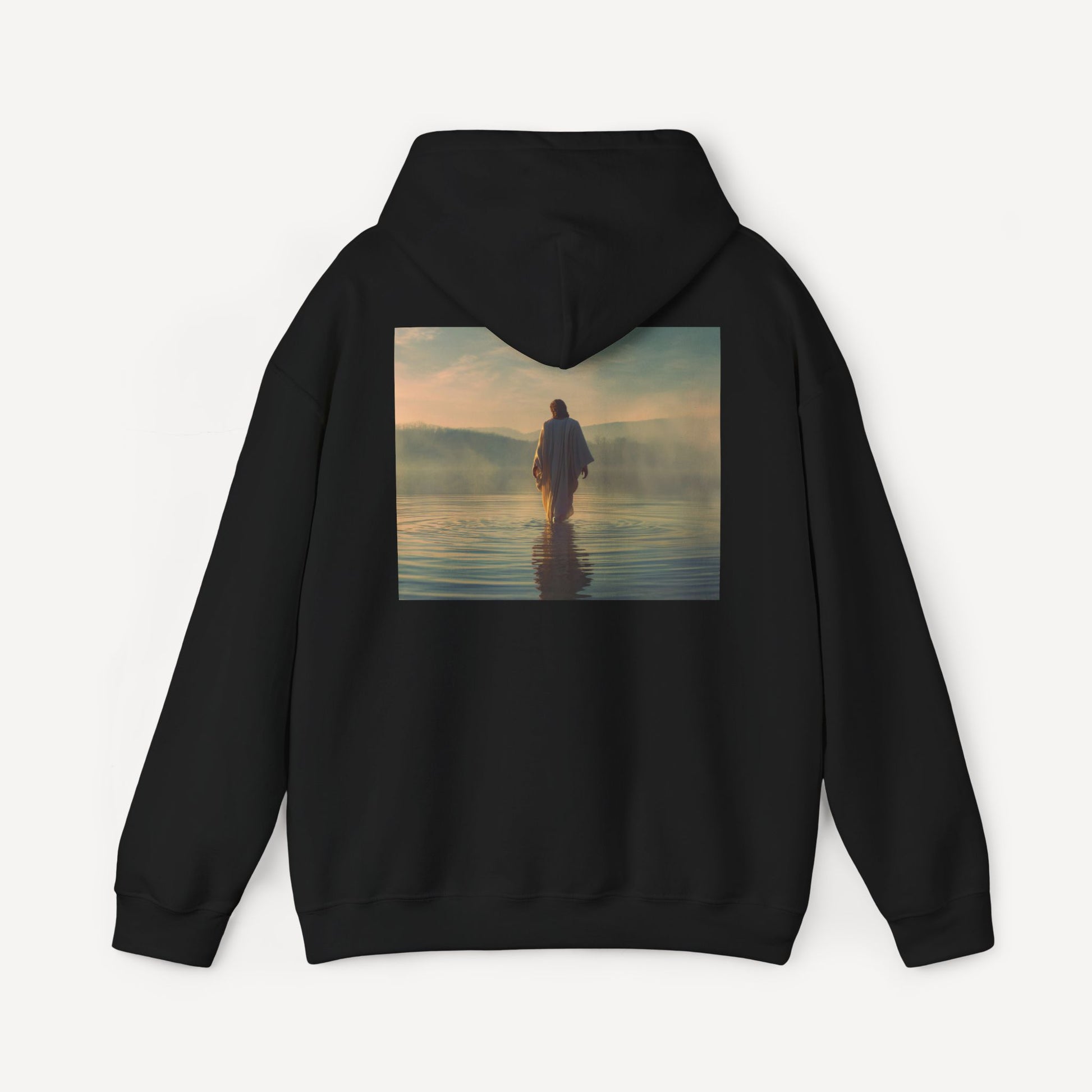 Jesus Walking on Water — Unisex Christian Hoodie