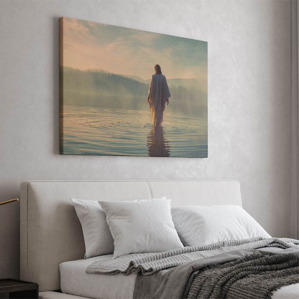 Jesus Walking on Water — Christian Wall Art, Canvas Print