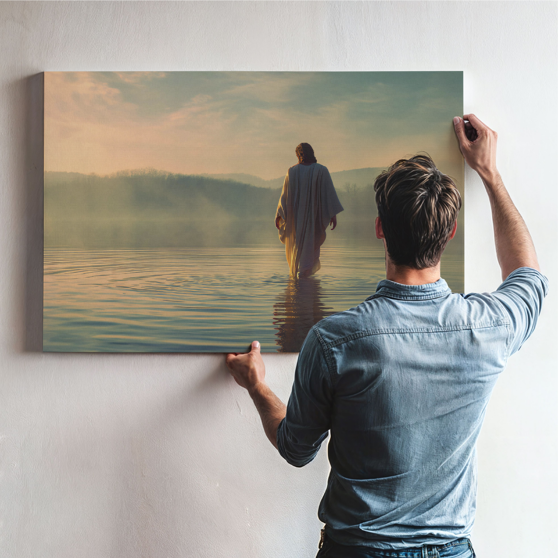 Jesus Walking on Water — Christian Wall Art, Canvas Print
