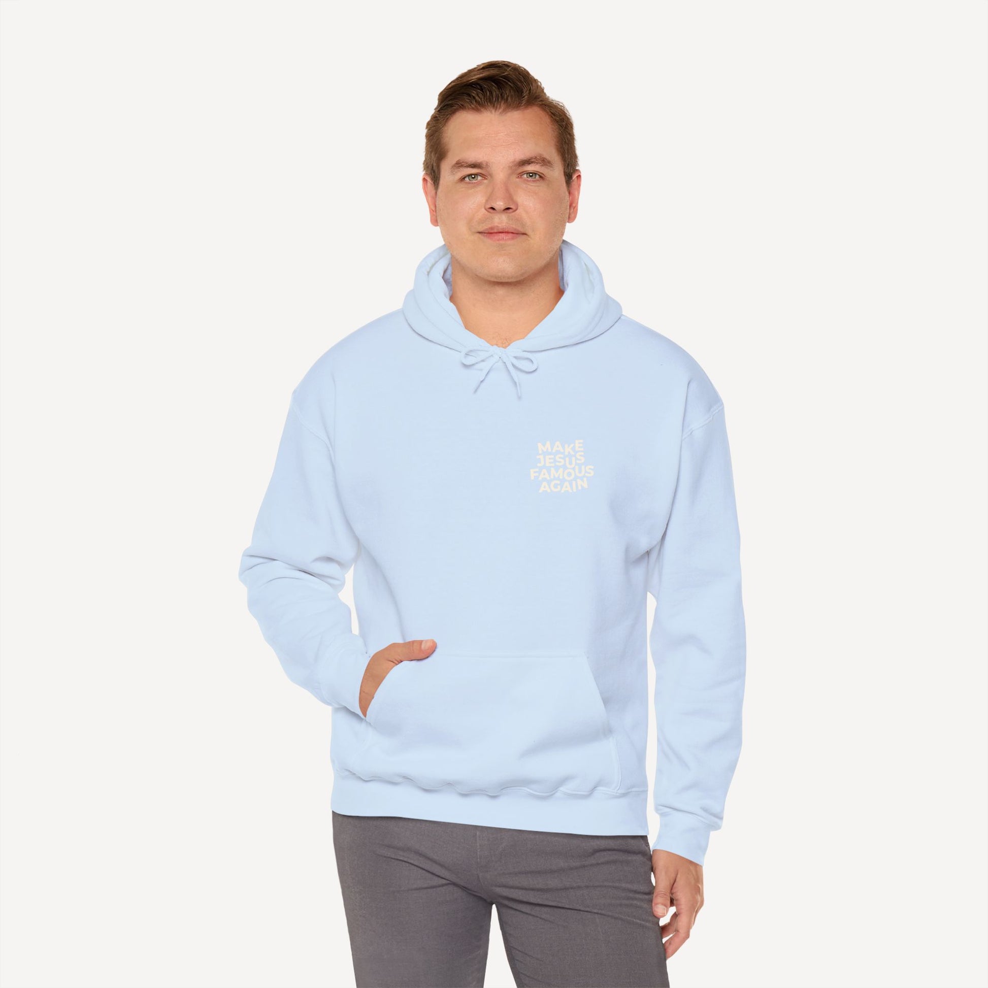 Make Jesus Famous Again — Unisex Christian Hoodie